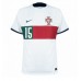 Camiseta Portugal Rafael Leao #15 Segunda Equipación Replica Mundial 2022 mangas cortas